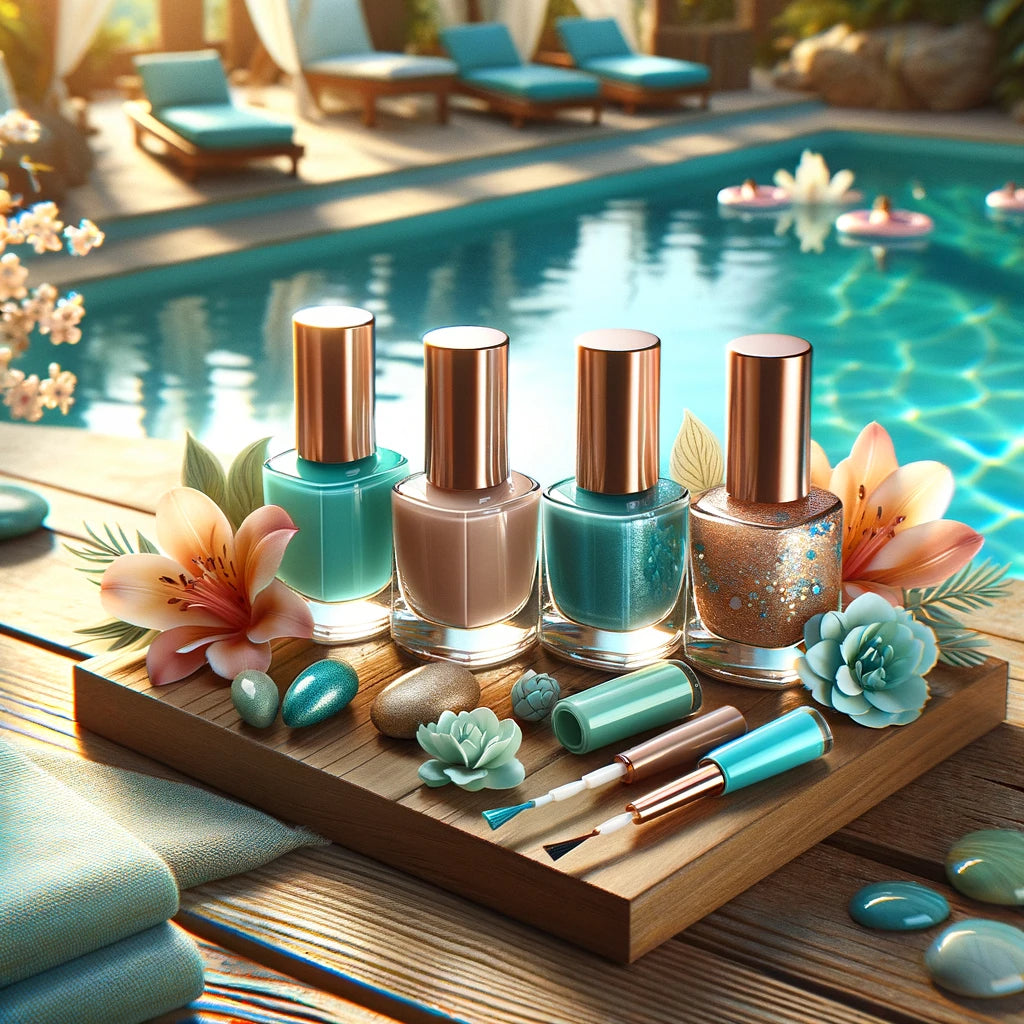 Pearls by the pool Limited Edition Nail polish collection